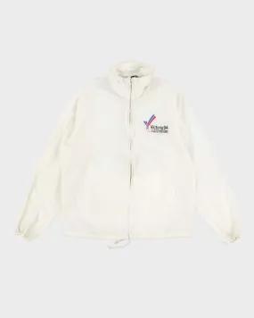 70s Vintage Men's Cream Common Wealth Games Shell Jacket - M