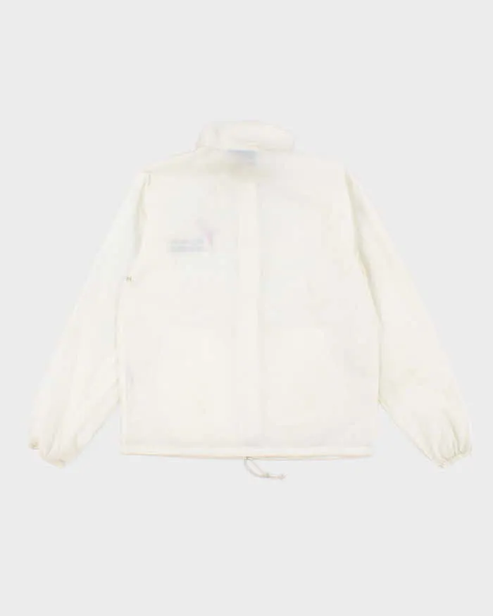 70s Vintage Men's Cream Common Wealth Games Shell Jacket - M