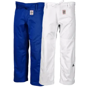 adidas Champion III IJF Judo Trousers Red Label Gi Pants