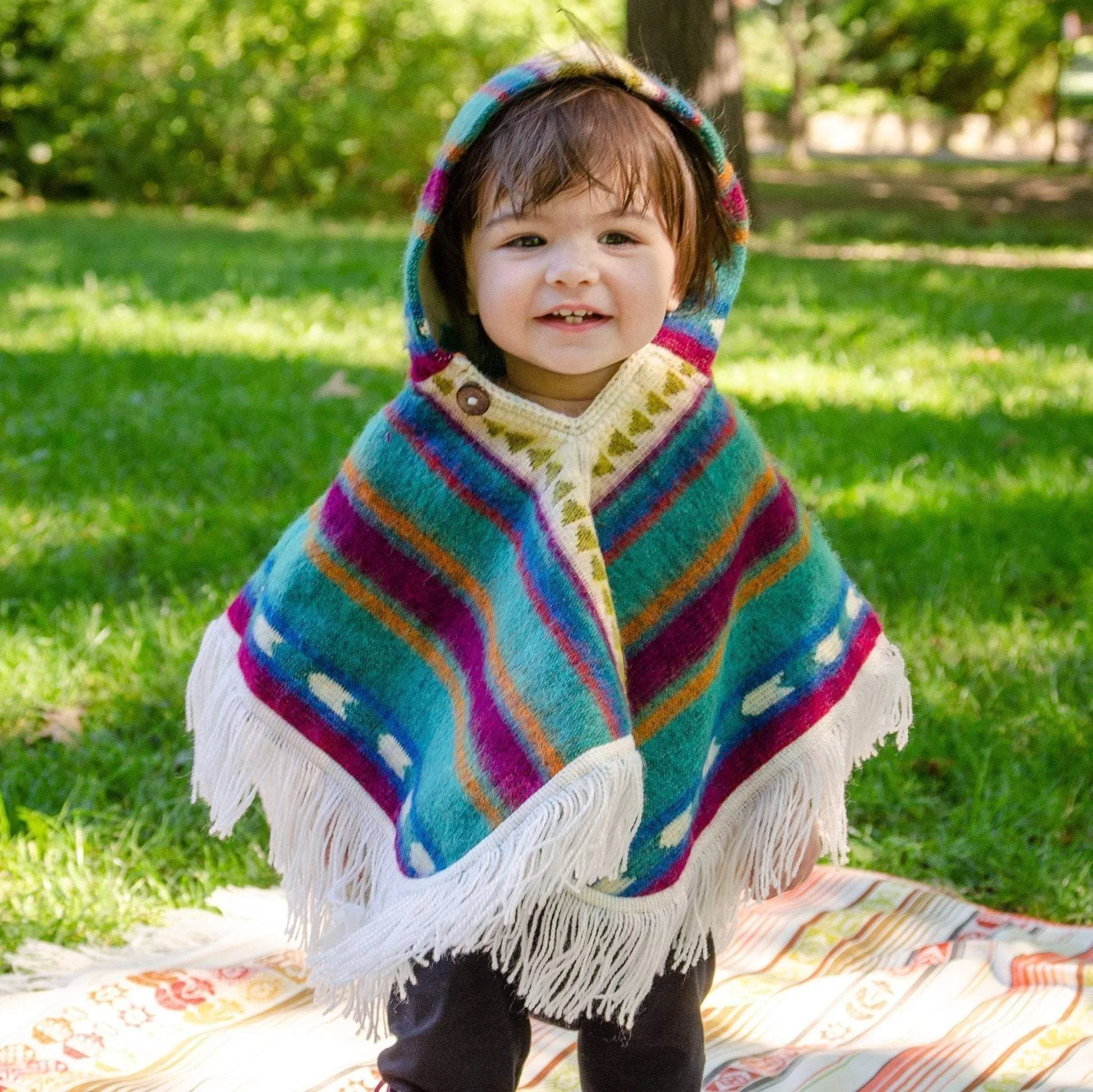 Alpaca Baby Poncho