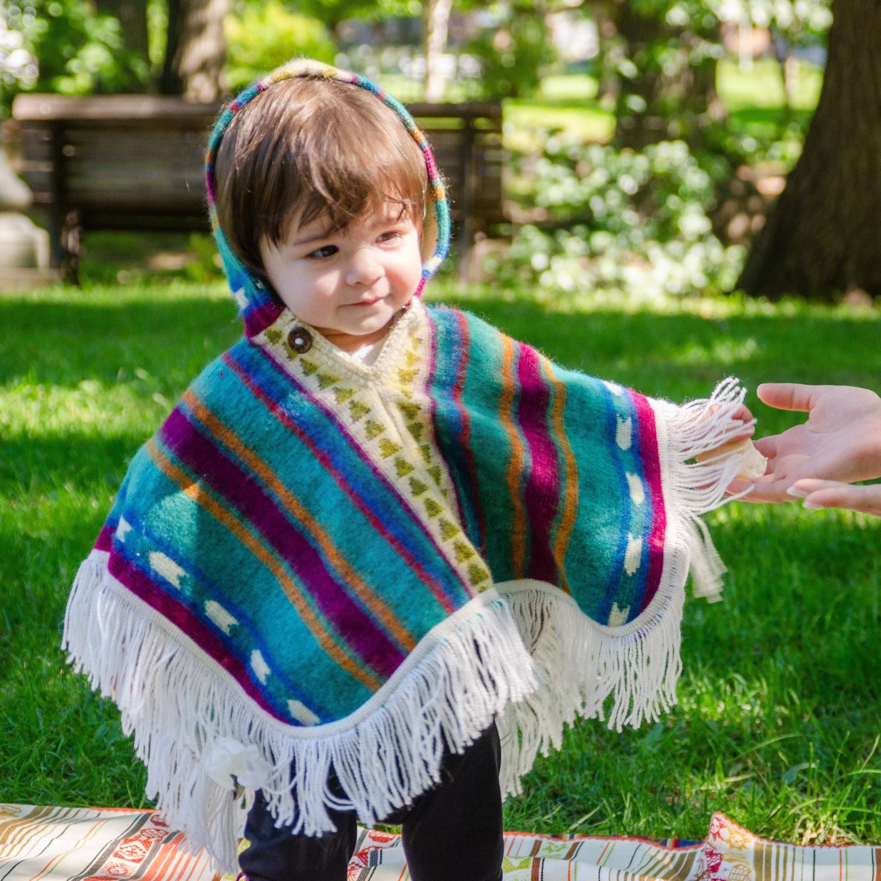 Alpaca Baby Poncho