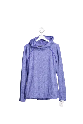 amazon Blue Amazon Essentials Women's Brushed Tech Stretch Popover Hoodie UK XL