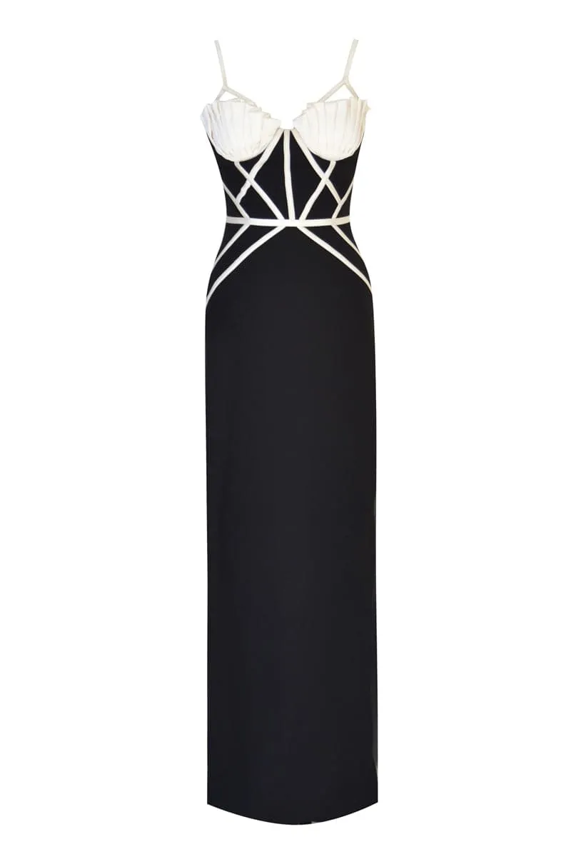 AMINA CORSET MAXI DRESS