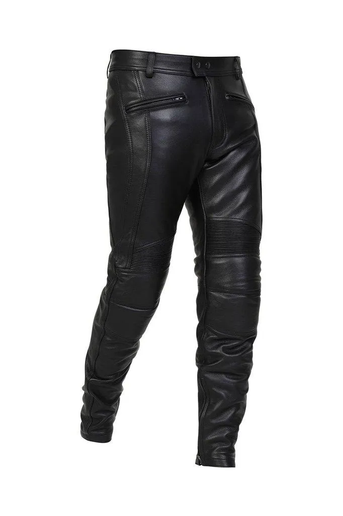 Aragon Leather Motorcycle Trousers