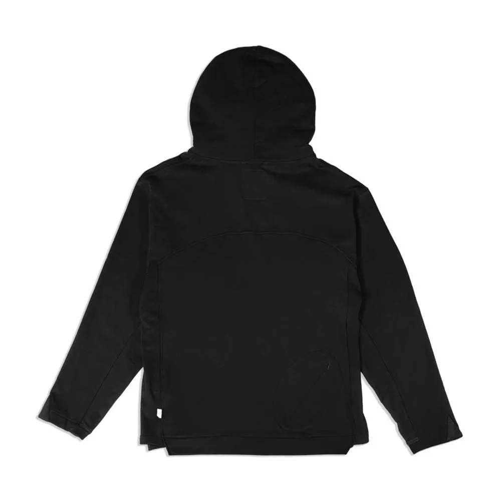 ARCHIVAL REINVENT MULTIPLE TYPE POCKET HOODIE-BLACK