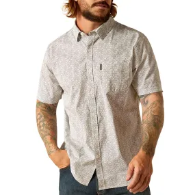 Ariat Men's Morgan Stretch Modern Fit Short Sleeve Button-Down Shirt