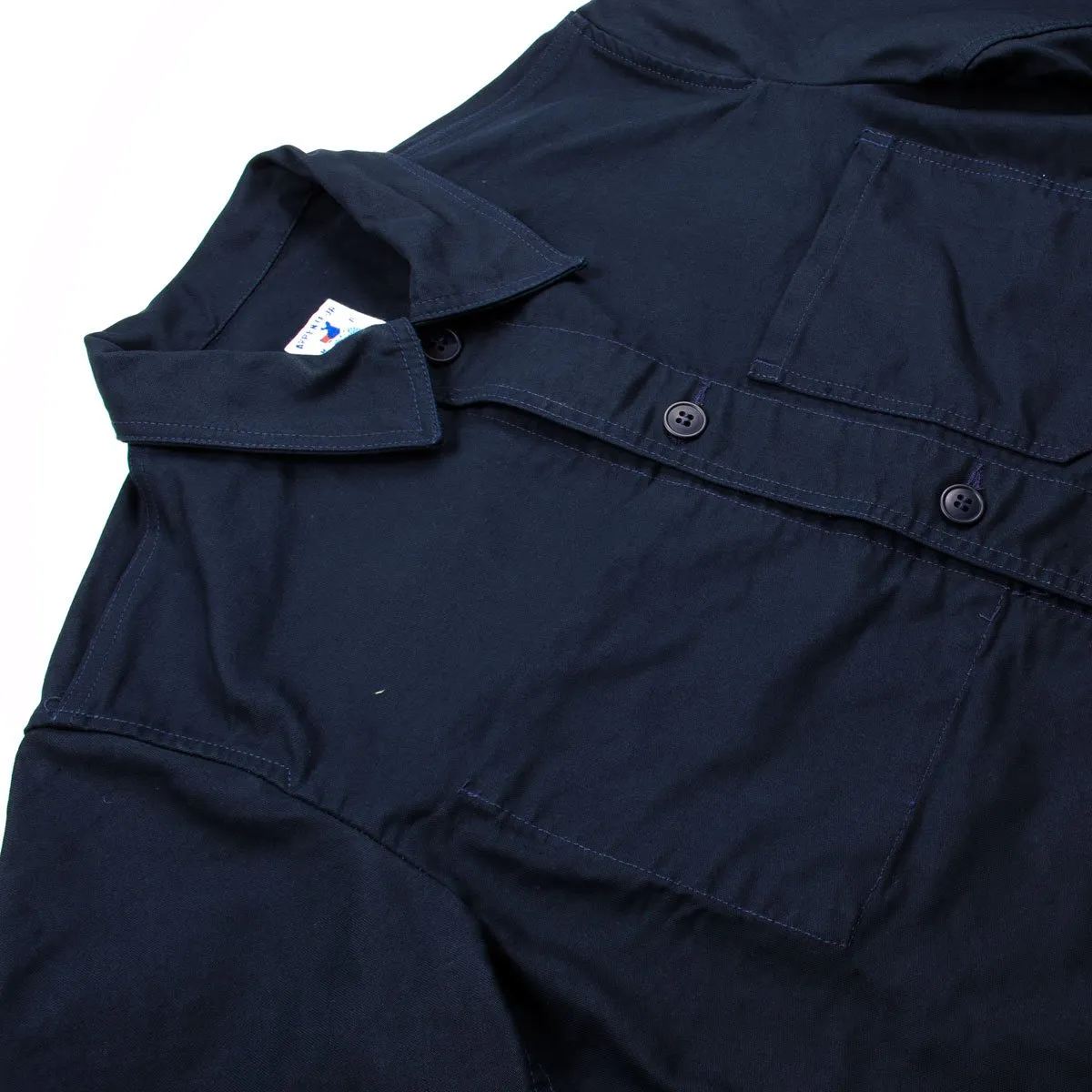 Arpenteur - Auto Moleskine Cropped Work Jacket - Navy