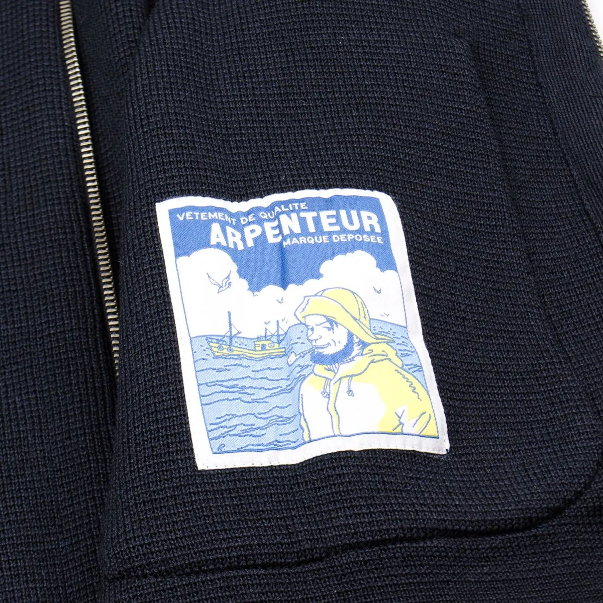 Arpenteur - Roscoff - Navy Wool Milano Knit