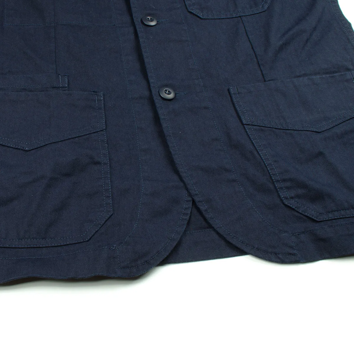 Arpenteur - Villefranche Jacket - Navy Cotton Herringbone