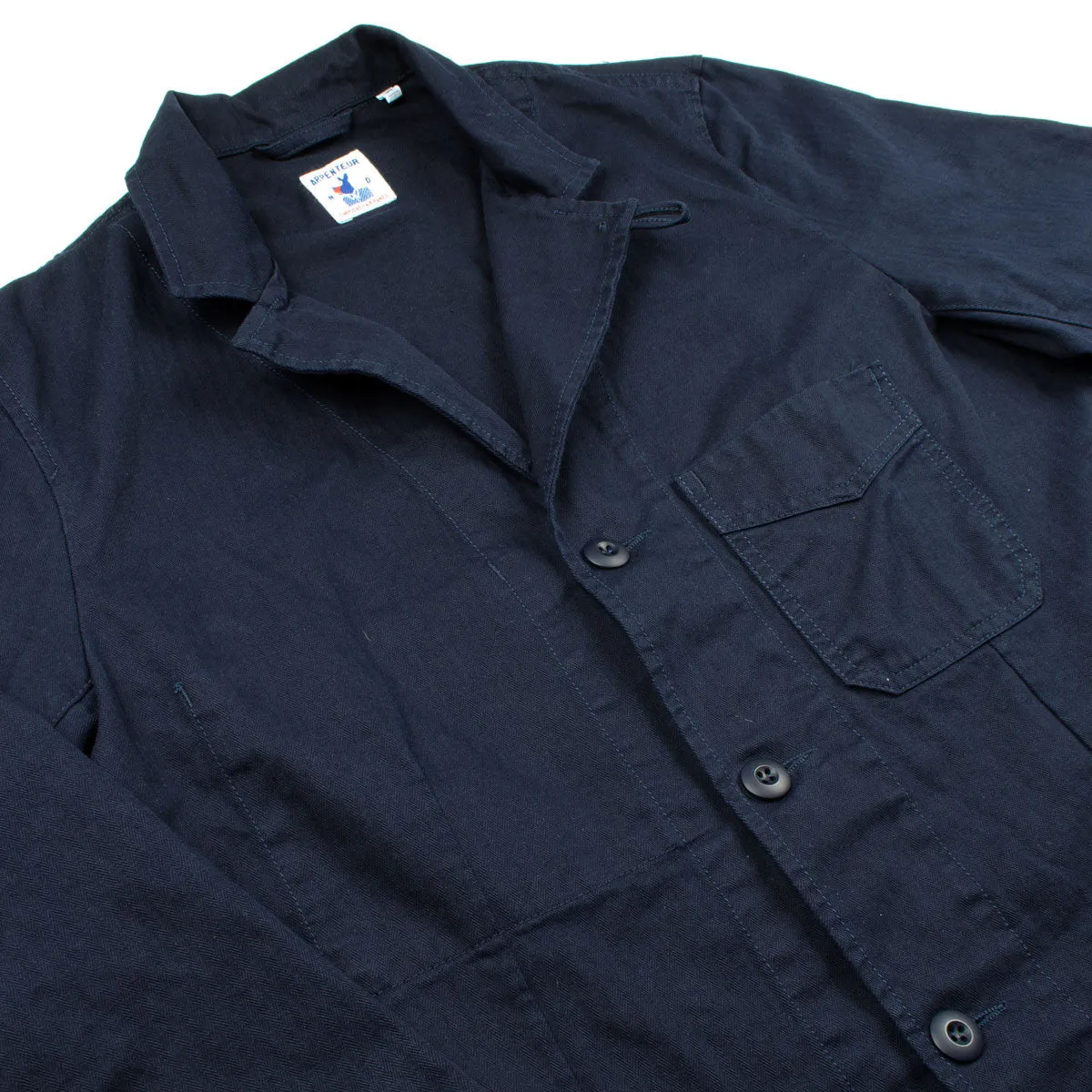 Arpenteur - Villefranche Jacket - Navy Cotton Herringbone