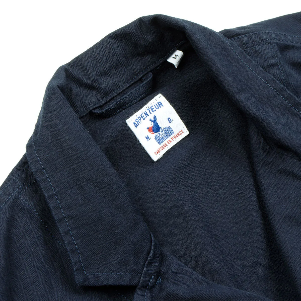 Arpenteur - Villefranche Jacket - Navy Cotton Herringbone