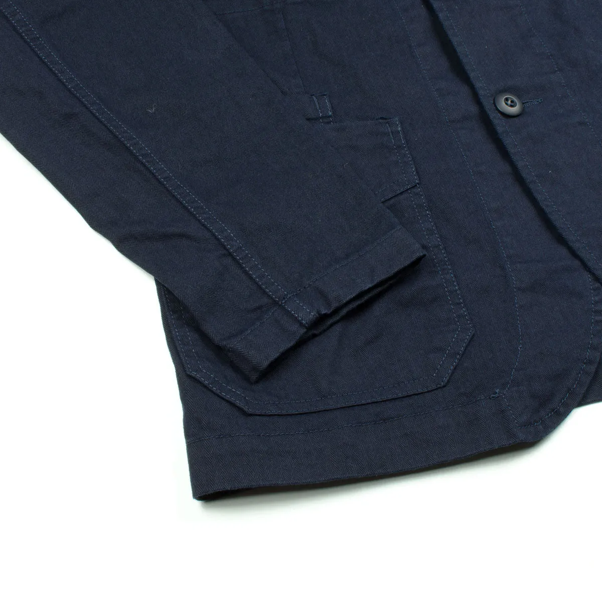 Arpenteur - Villefranche Jacket - Navy Cotton Herringbone