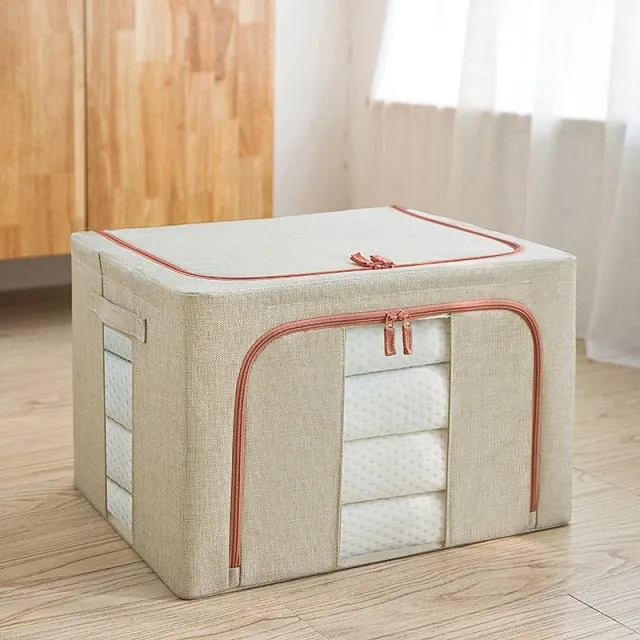 Ashore Shop Fabric Clothing Moisture Proof Zipper Storage Box