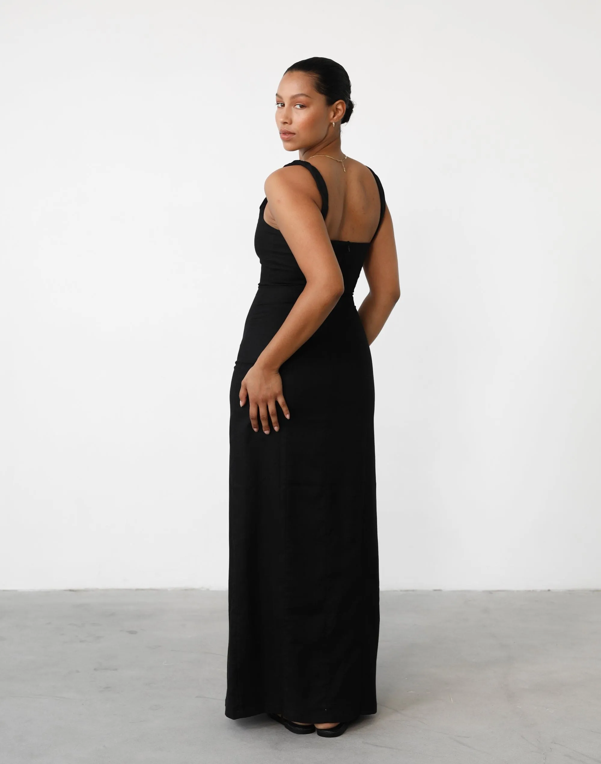 Bacalar Maxi Dress (Black)