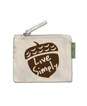 Bag, Coin Pouch, Live Simply