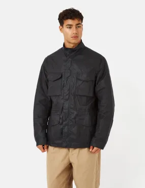 Barbour Farnham Wax Jacket - Navy Blue