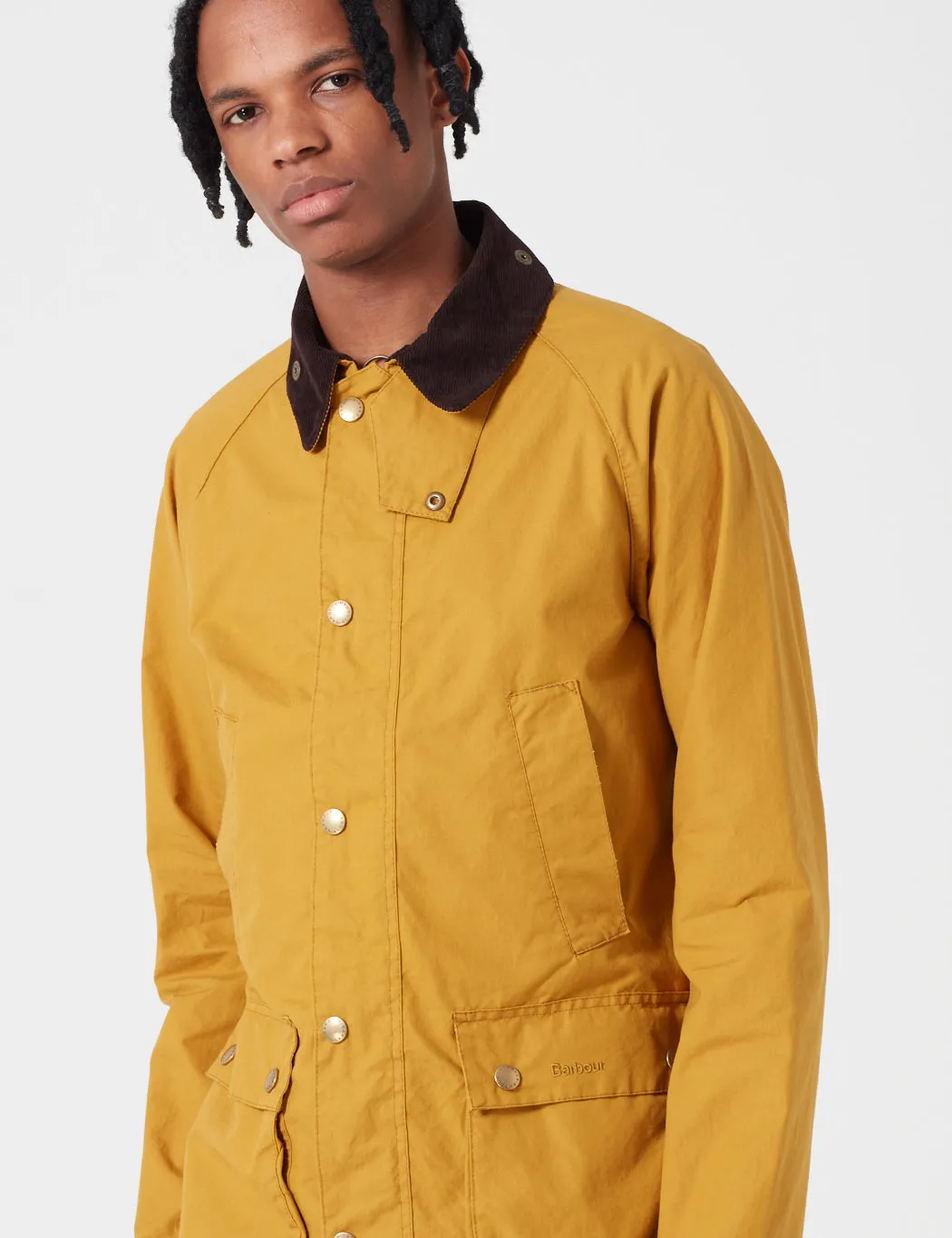 Barbour Washed Bedale (sl) Jacket - Mustard