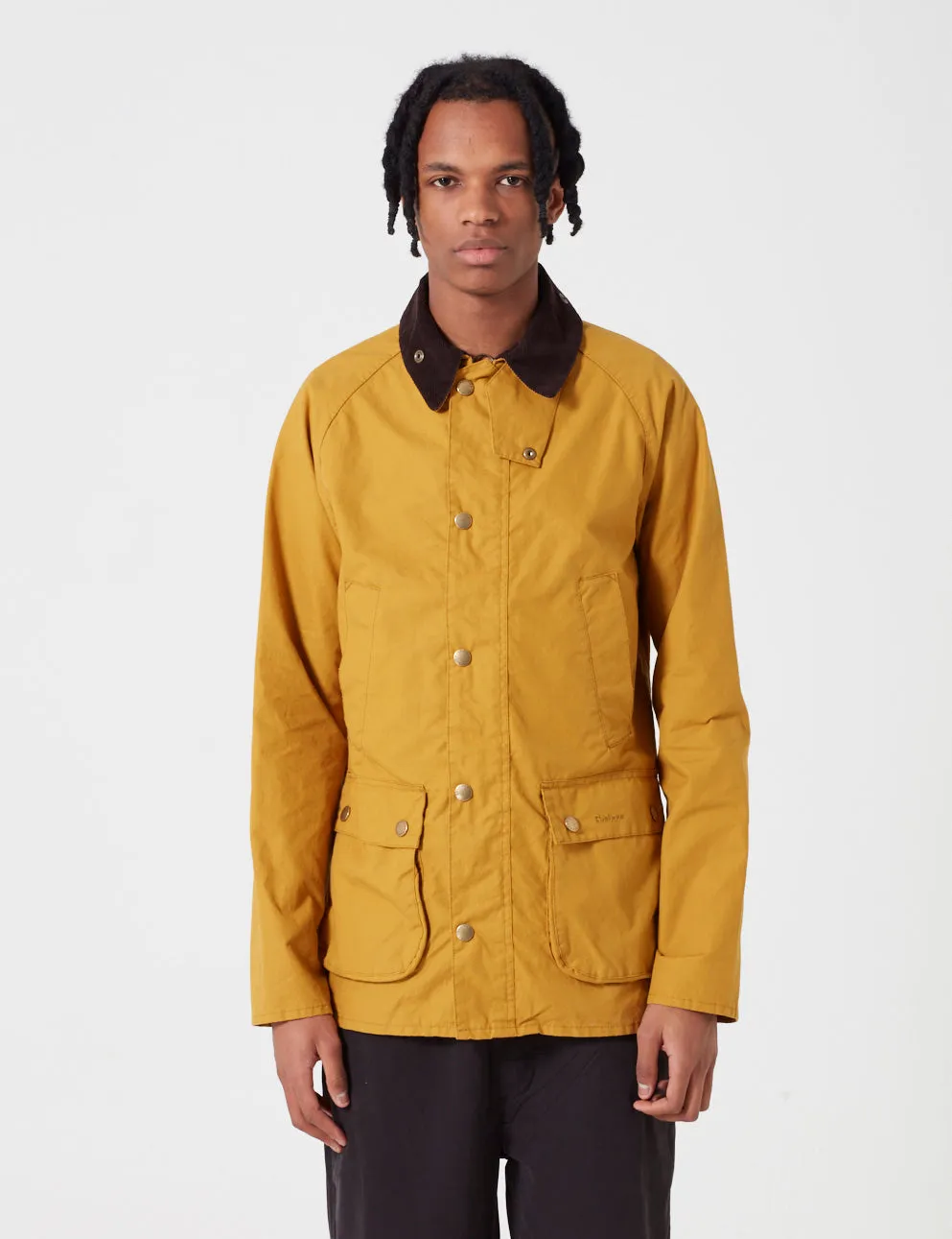 Barbour Washed Bedale (sl) Jacket - Mustard