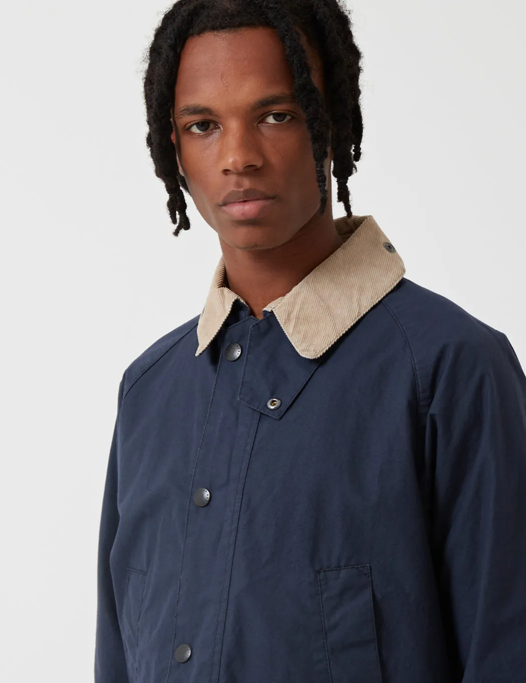 Barbour Washed Bedale (sl) Jacket - Navy