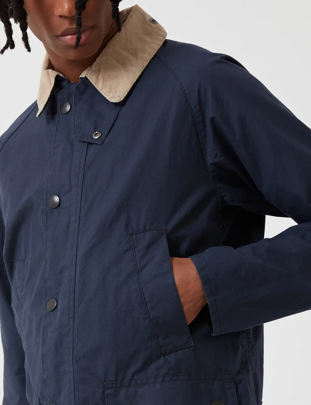 Barbour Washed Bedale (sl) Jacket - Navy