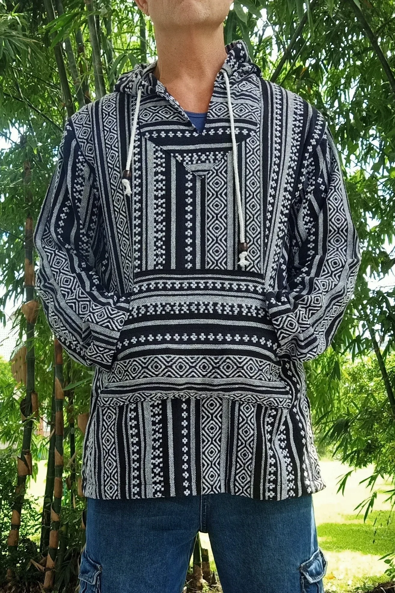 Black & White Thai Hoodie