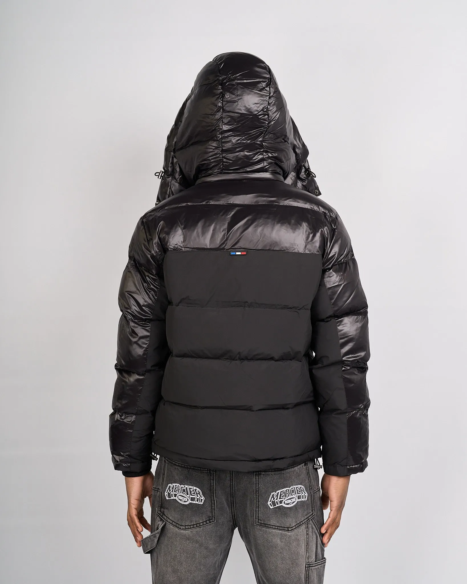 Black OG badge Panelled Jacket