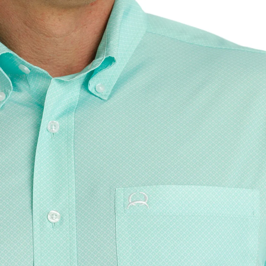 Cinch Men's ArenaFlex Button-Down Shirt In Mint