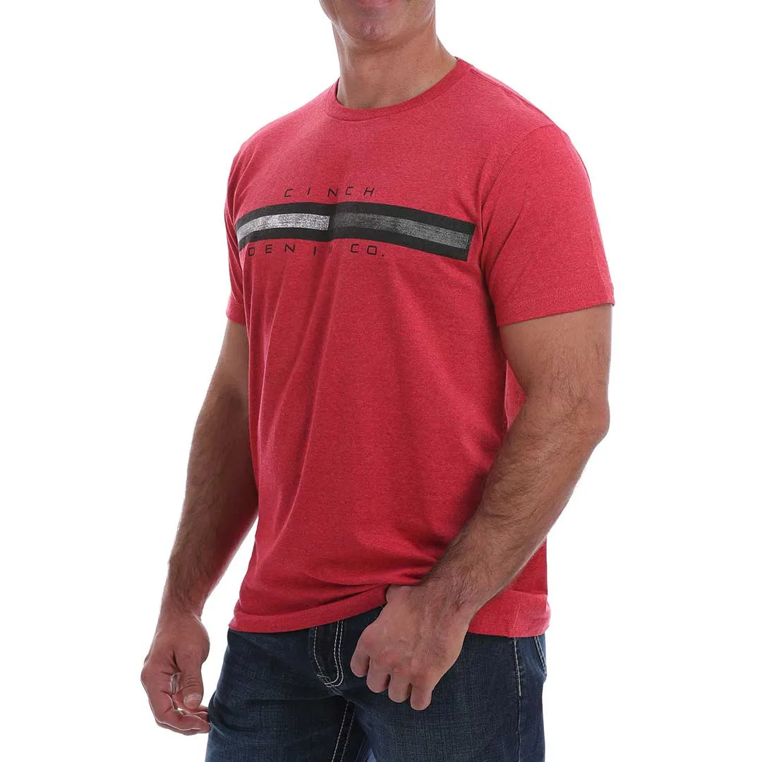 Cinch Men's Classic Crew Neck Logo Tee