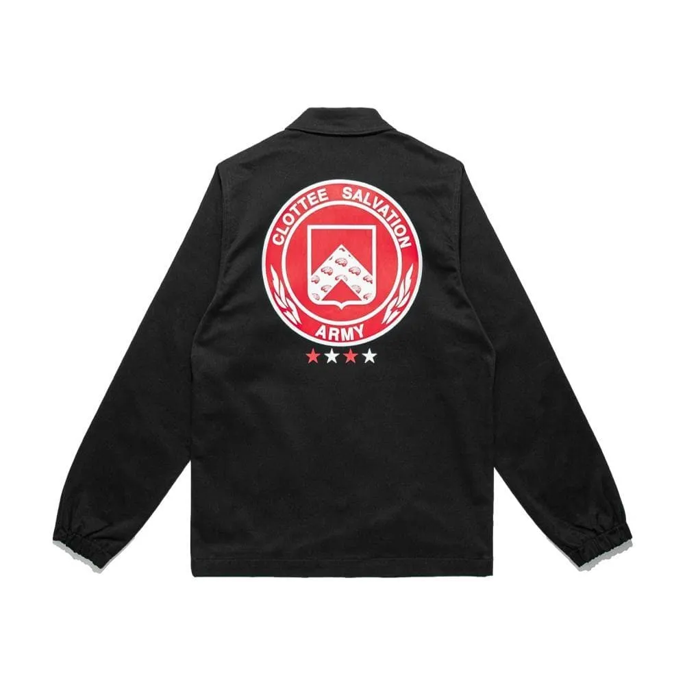 CLOT TEE BADGE COACH JACKET-BLACK