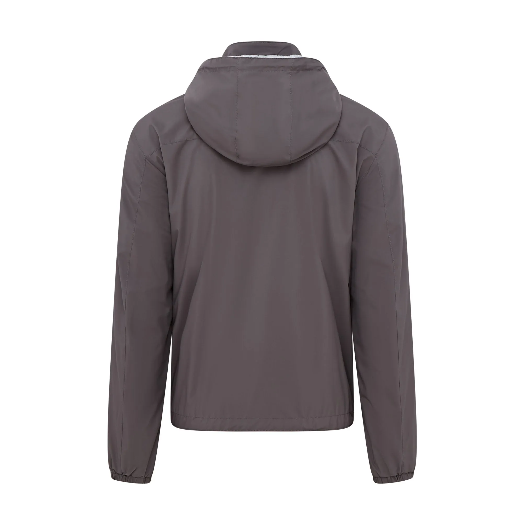 Corneliani Ultra Light Reversible Tech Hooded Jacket (Grey)