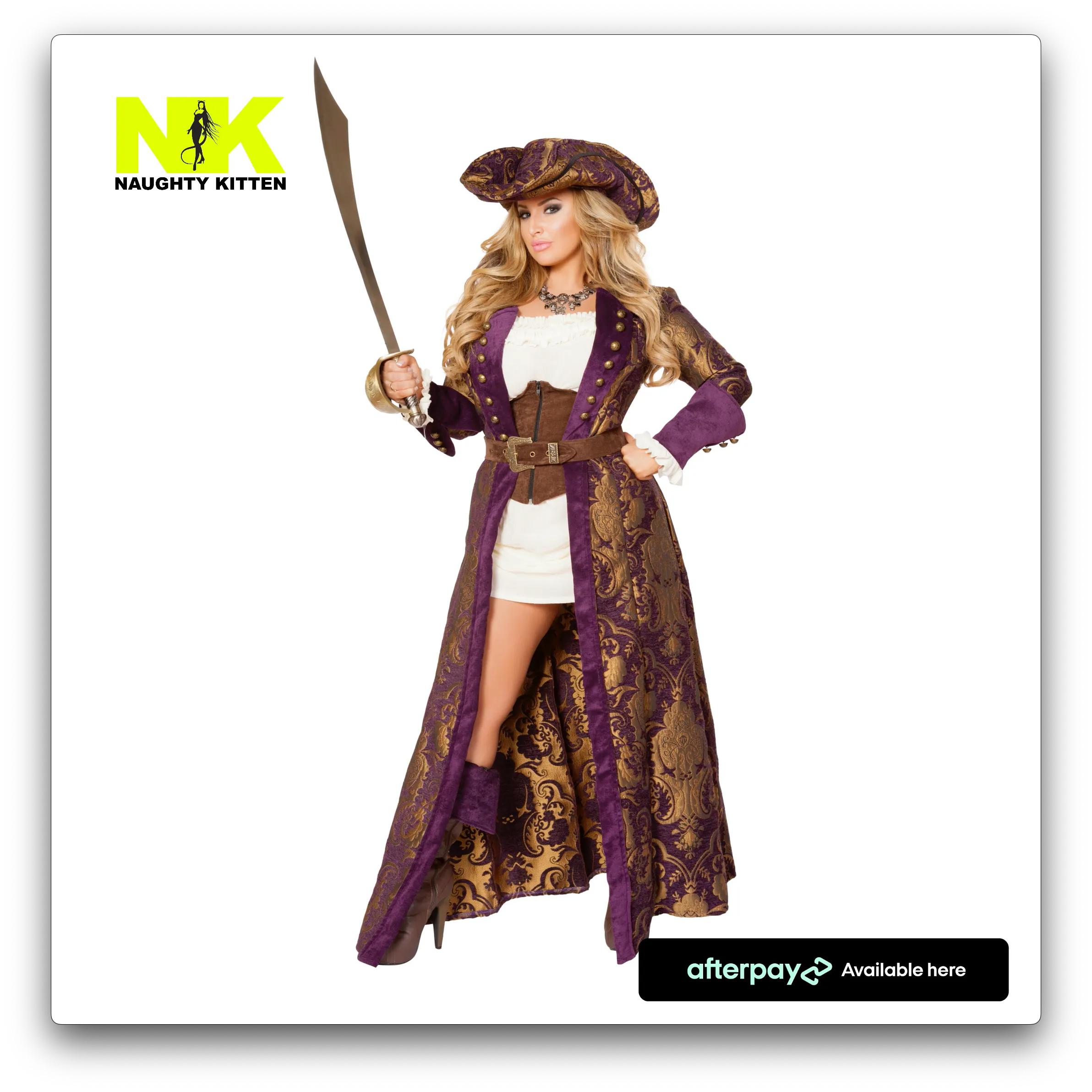 Decadent Pirate Diva Costume