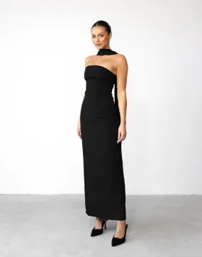 Eleanor Maxi Dress (Black)