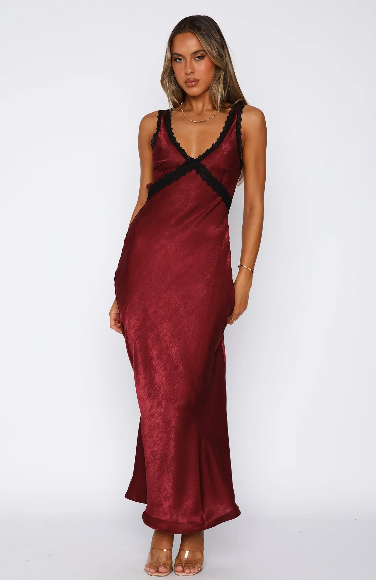 Event Ready Maxi Dress Wine