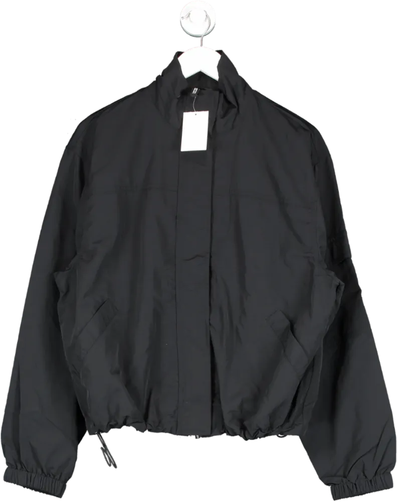 H&M Black Shell Jacket UK S