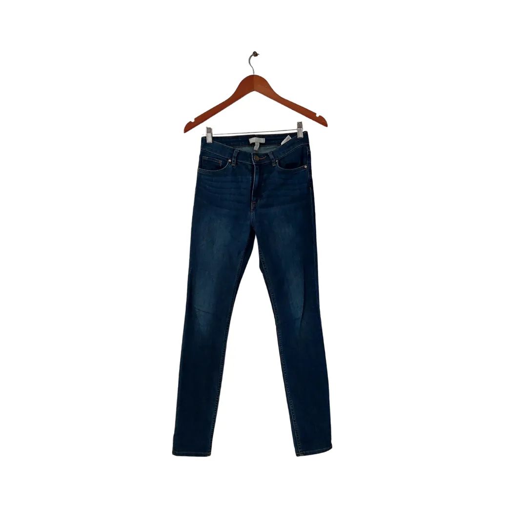 H&M Blue High Rise Skinny Jeans | Gently Used |