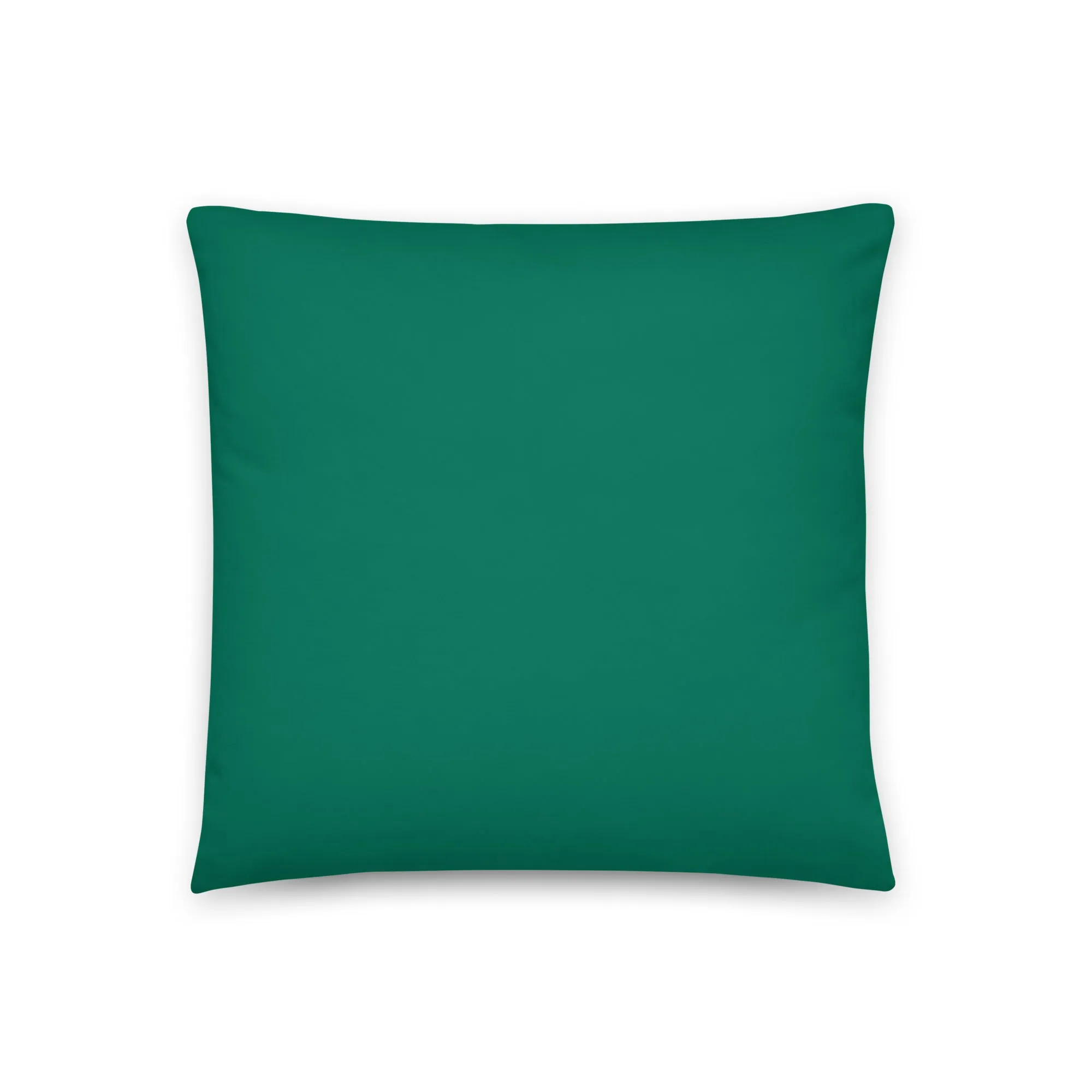 Hummingbird Woman Sends Her Prayers - Green Pillow