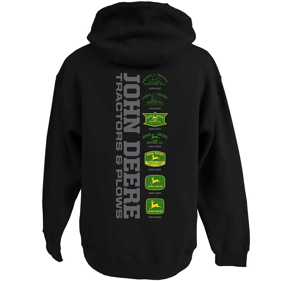 John Deere Men's Tractors & Plows Hoodie