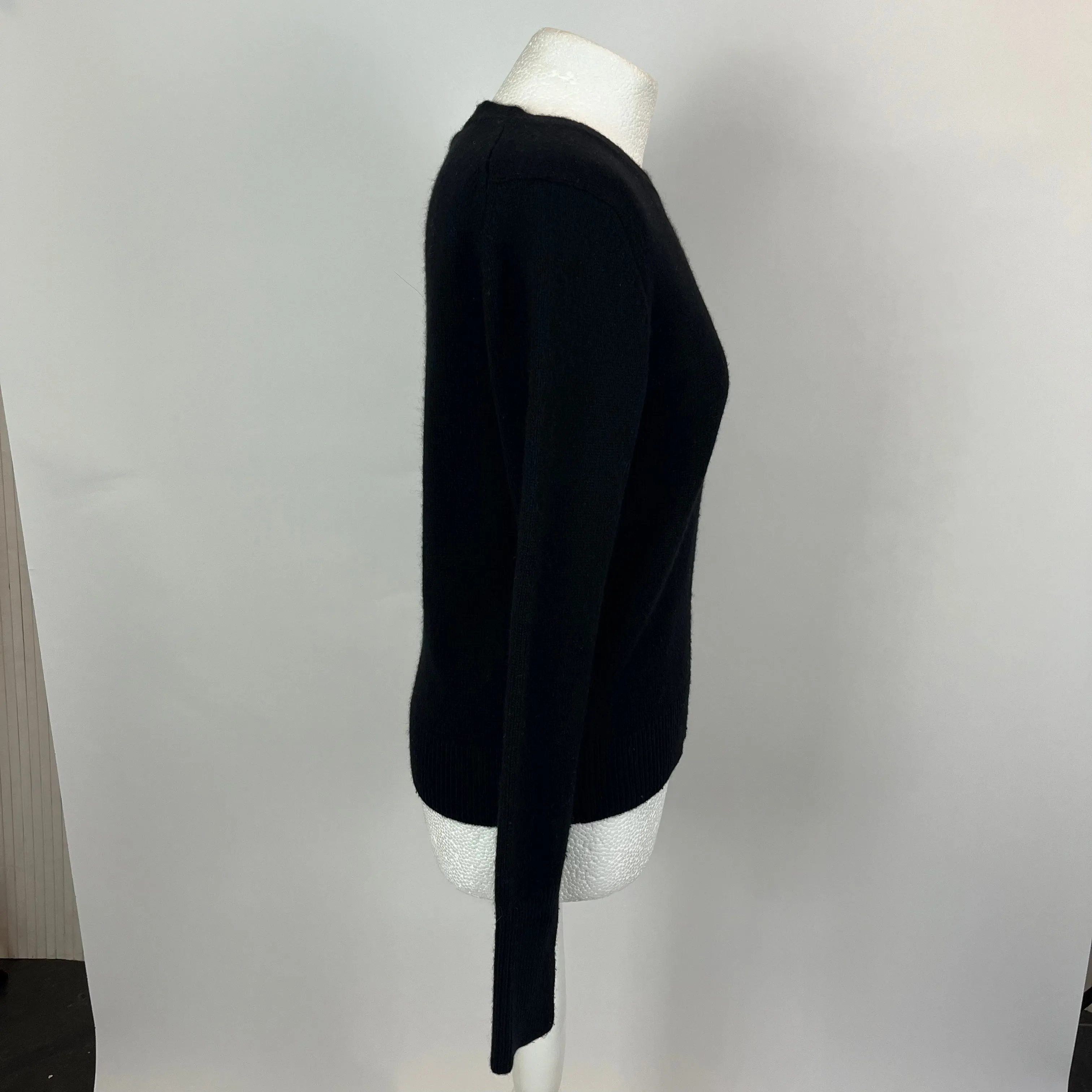 Joseph Classic Black Thick Cashmere Sweater M