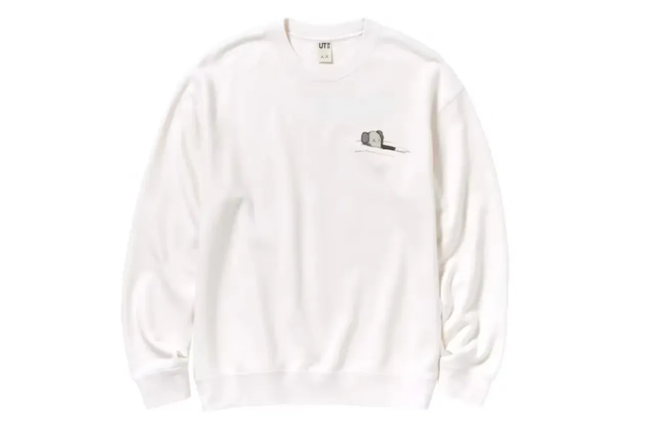 KAWS x Uniqlo Longsleeve Sweatshirt Off White