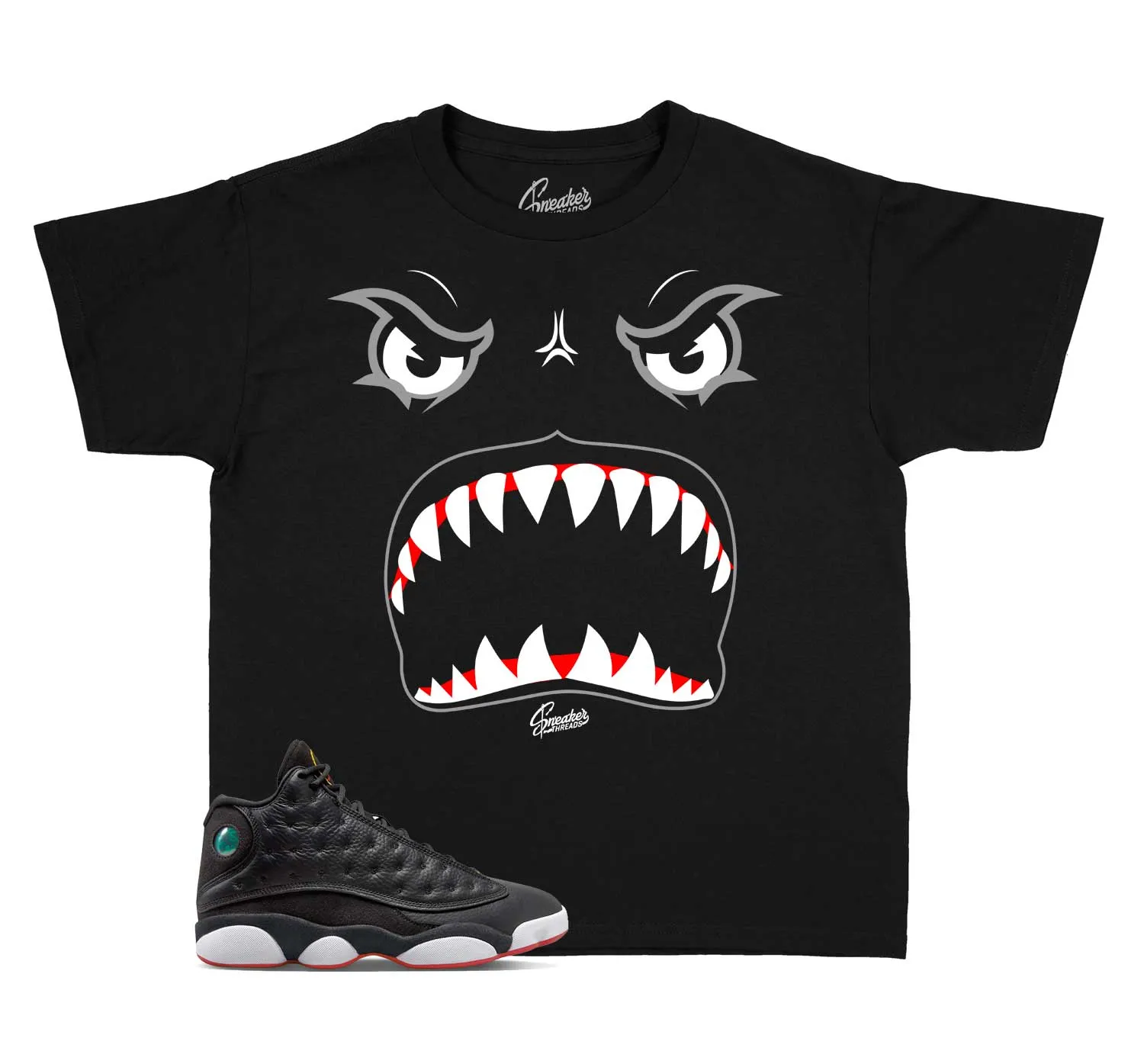 Kids Playoff 13 hirt - Bite Me - Black