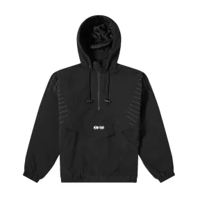 KNOW WAVE INITIAL PUFF PULLOVER JACKET-BLACK