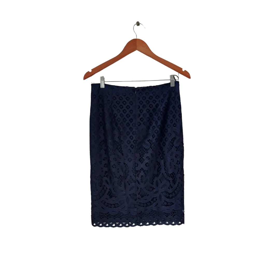 KOTON Navy Lace Skirt | Brand New |