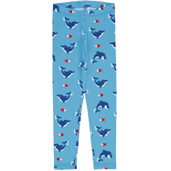 Maxomorra Dolphin Organic Cotton Leggings