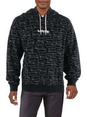 Mens Fleece Relaxed Fit Hoodie