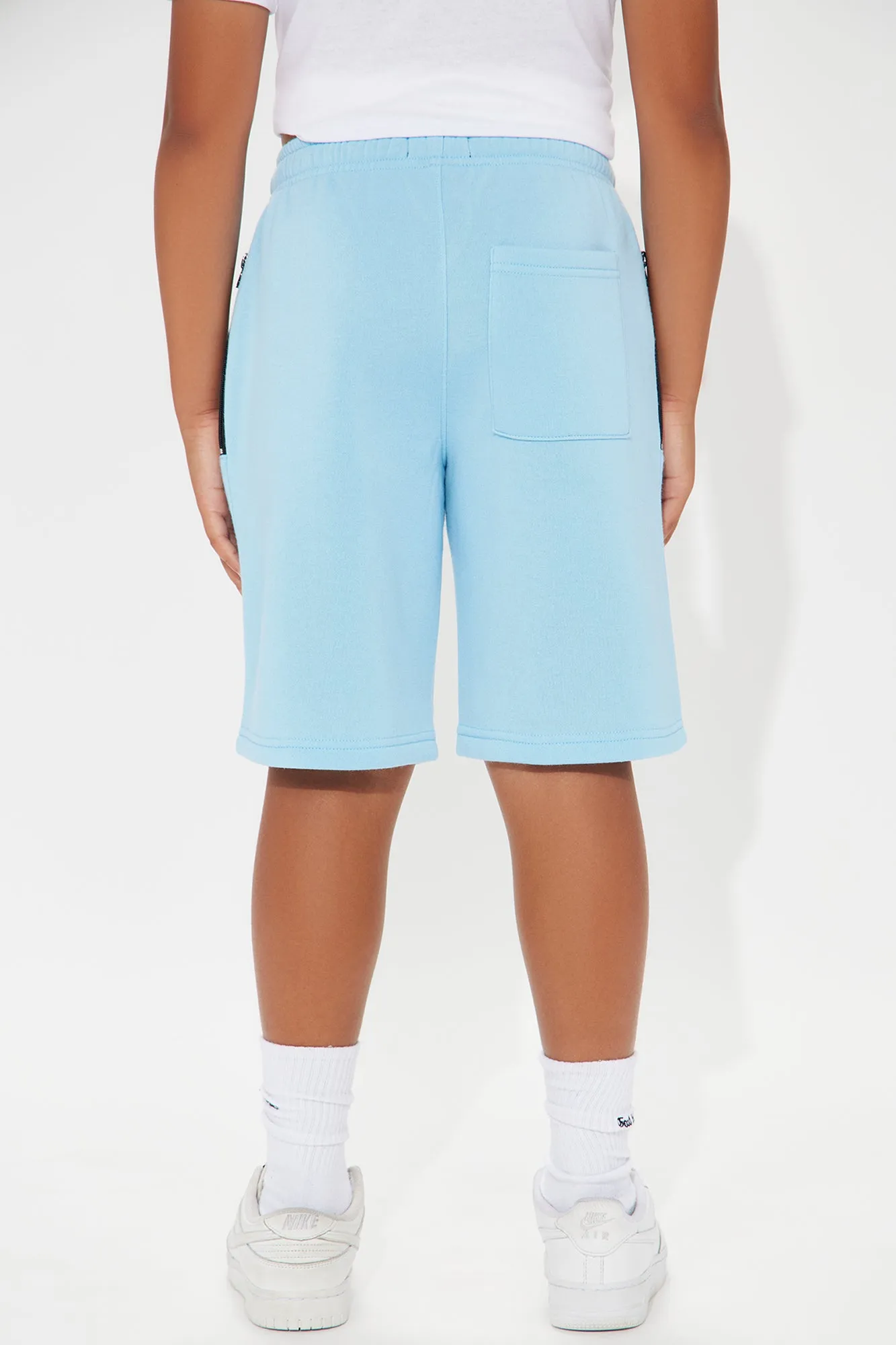 Mini Always Clean II Fleece Shorts - Light Blue