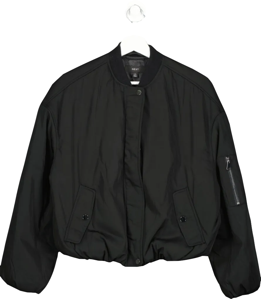 Next Black Bomber Jacket UK 6