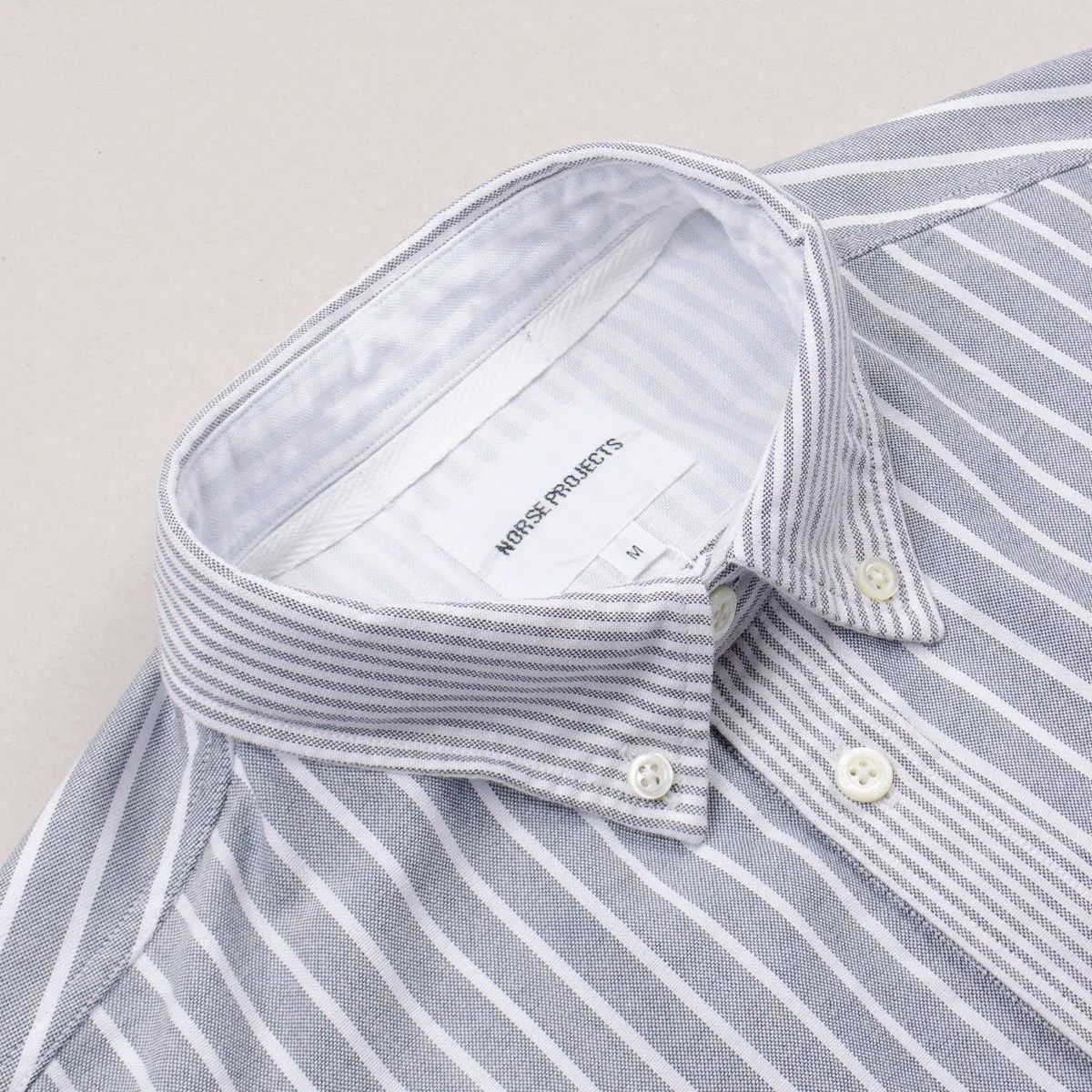 Norse Projects - Anton Oxford Shirt - Dark Navy Multi Stripes