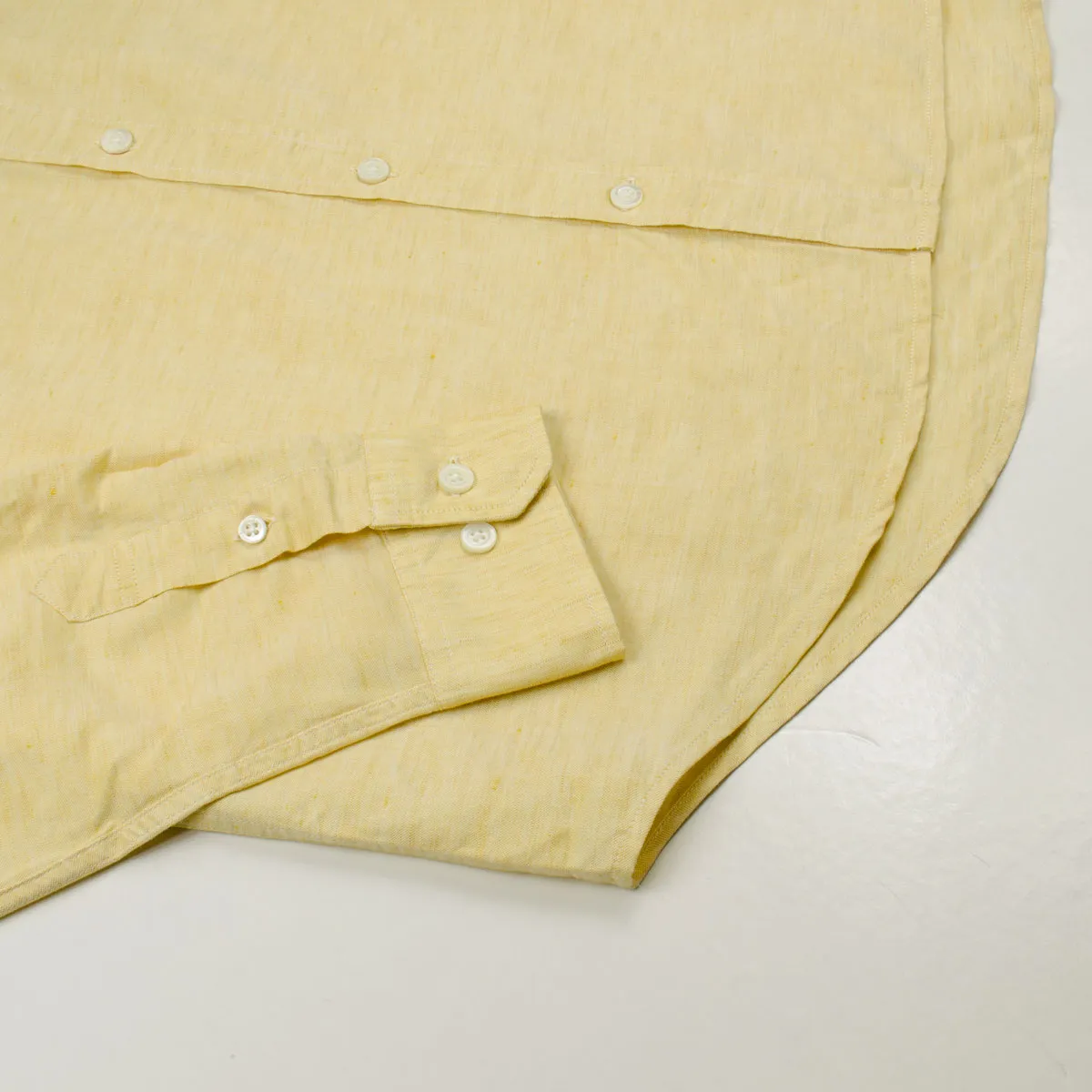 Norse Projects - Osvald BD Cotton Linen Shirt - Sunwashed Yellow