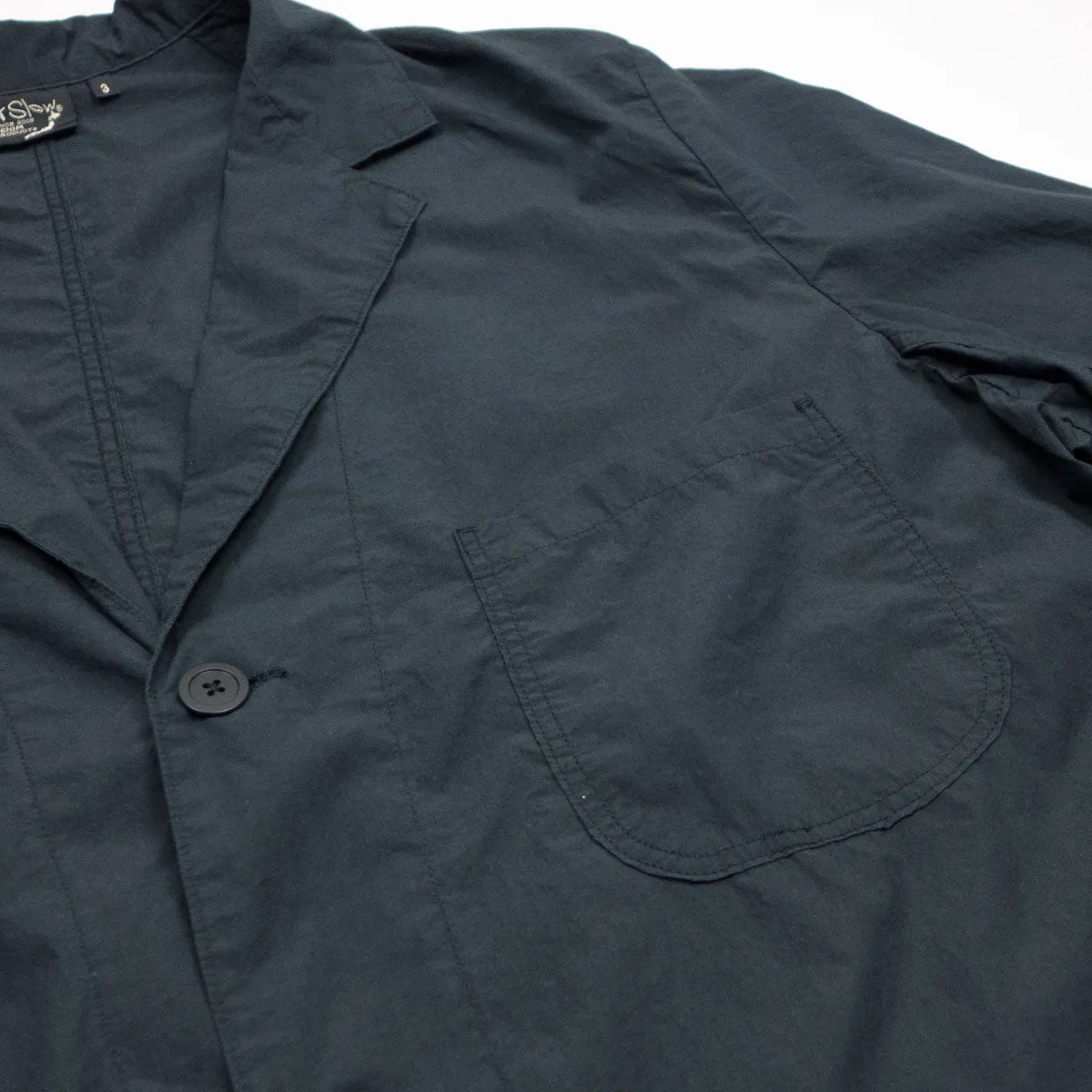 orSlow - Light Simple Work Jacket - Sumi Black