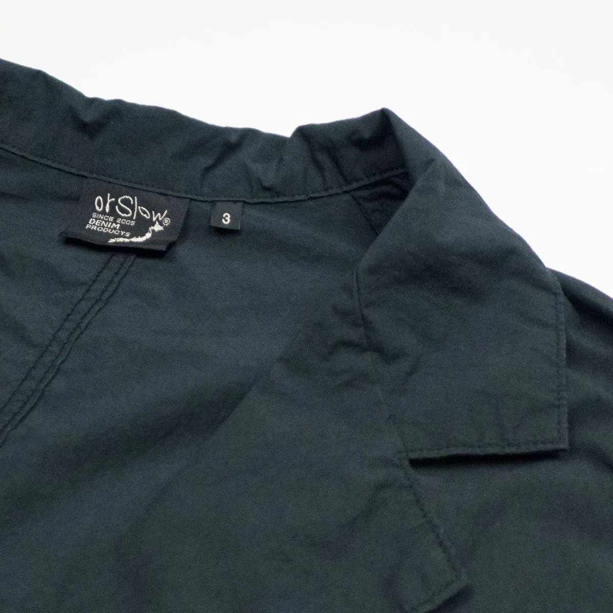 orSlow - Light Simple Work Jacket - Sumi Black